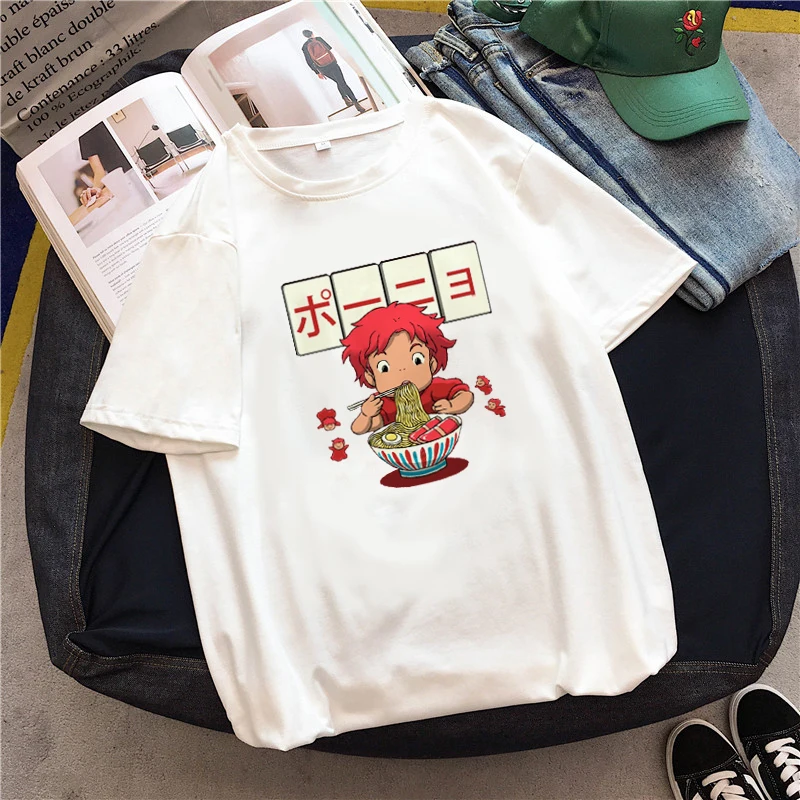 Корейский милый мультфильм лапша кошка Повседневная футболка Ulzzang одежда в стиле Панк harajuku Винтаж дропшиппинг альбом печати Футболка feminina