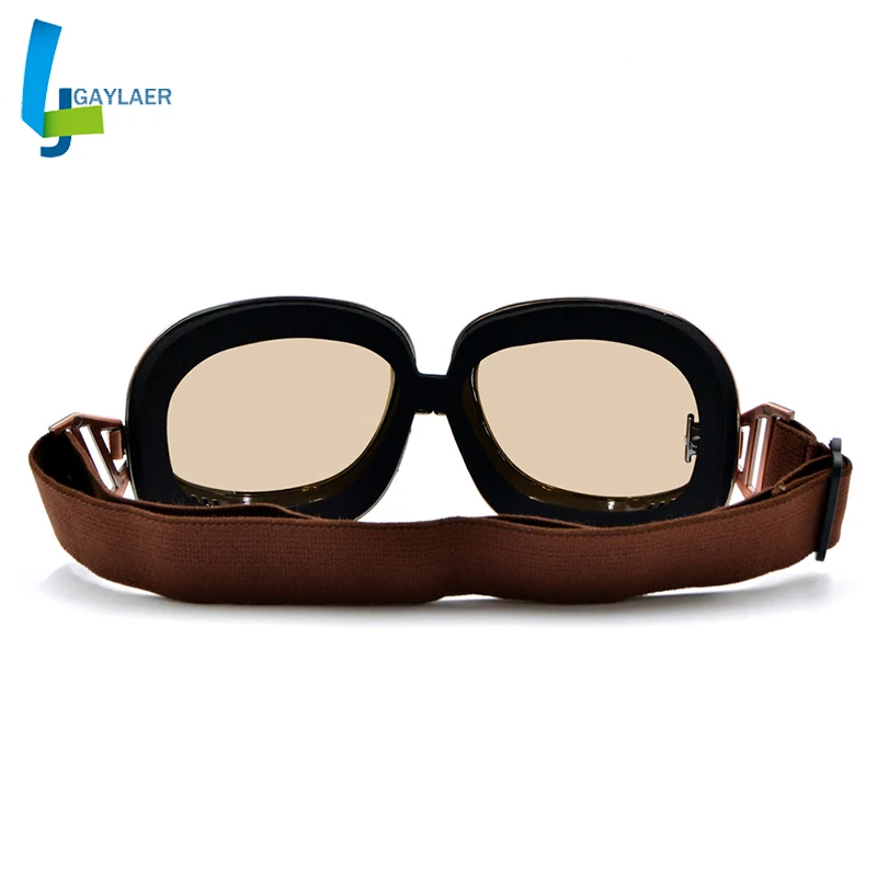 Motorcycle Goggles with Smoke Lens Snowboard Helmet Racing Scooter Glasses Ski Pilot Cruiser Off Road Googles