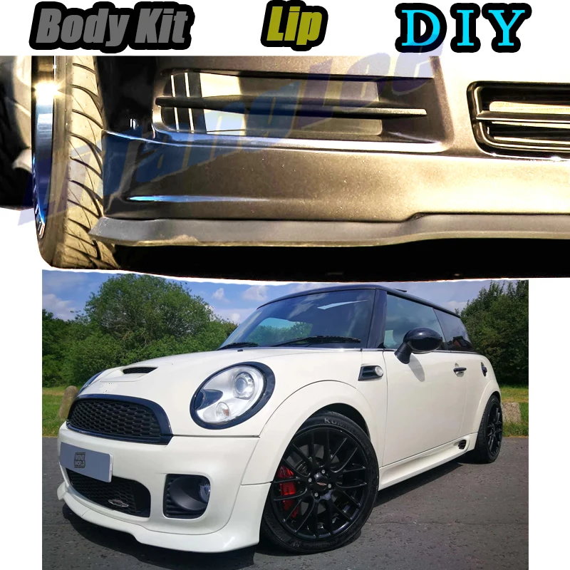 3M Bumper Lip Deflector Front Skirt For Mini Hatch  Hardtop R505253 R5657 F555657 2001~2020 demo