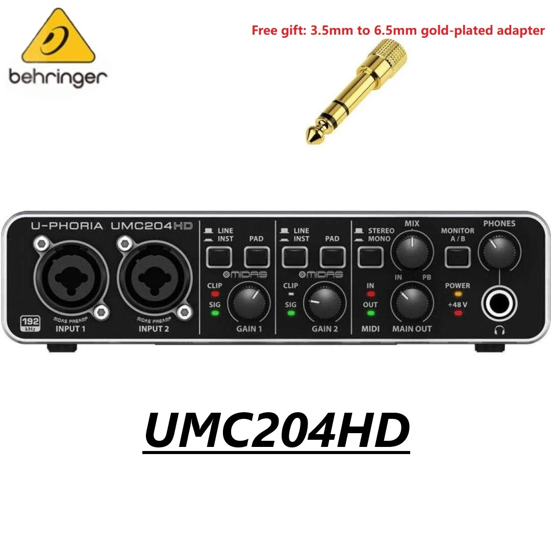 DTM・DAW Behringer U-PHORIA UMC204HD Behringer U-Phoria UMC204HD USB Audio Interface | Sweetwater