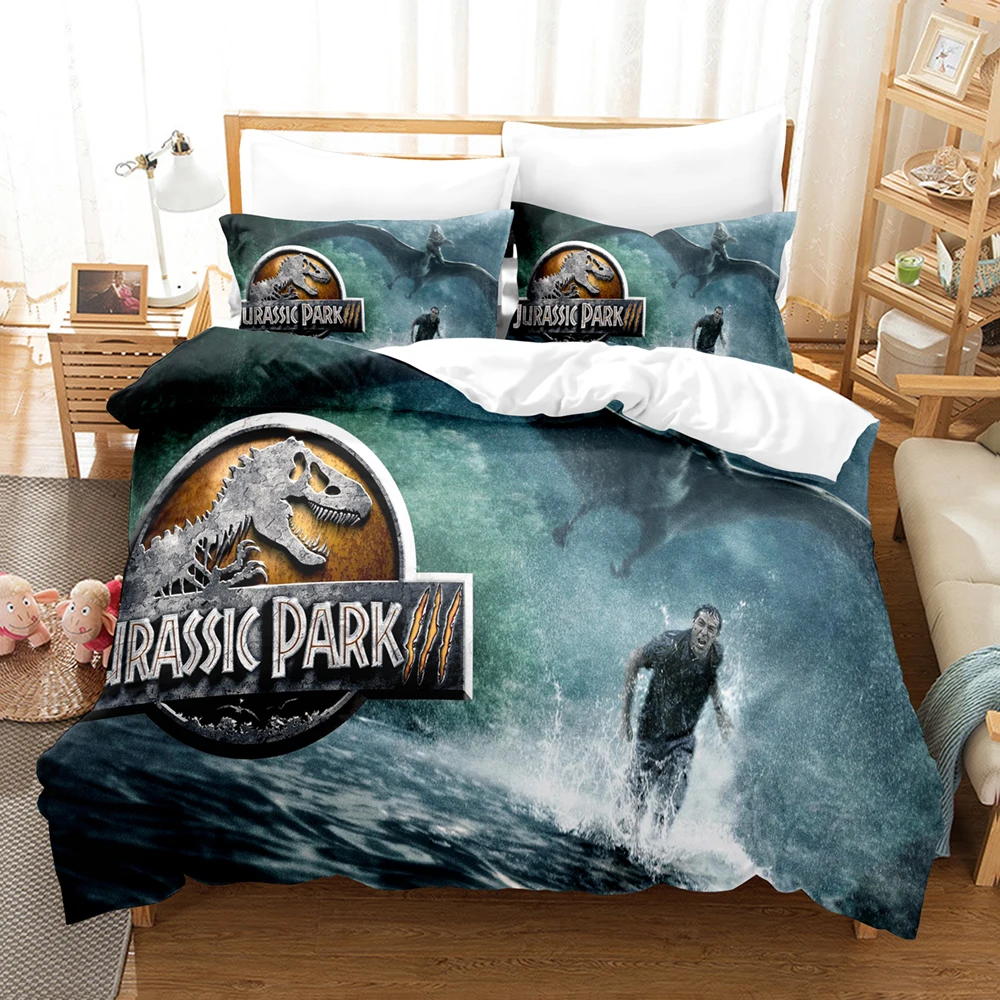 Dinossauro crianças jogo de cama cenário animal moda 3d duvet cover  conjunto consolador roupa gêmeo rainha rei único tamanho dropshipping -  AliExpress