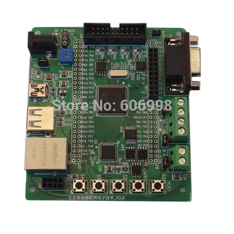 En oferta Placa de desarrollo STM32F107, STM32F107VCT6 Ethernet RC522 IOT, múltiples Interfaces, compatible con módulo de frecuencia de Radio oRKRw038M