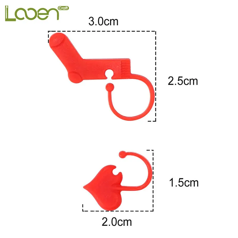 88 шт./лот маркеры для стежков DIY плетение иглы Искусство ремесло вязание крючком держатель красный пластик швейные инструменты аксессуары