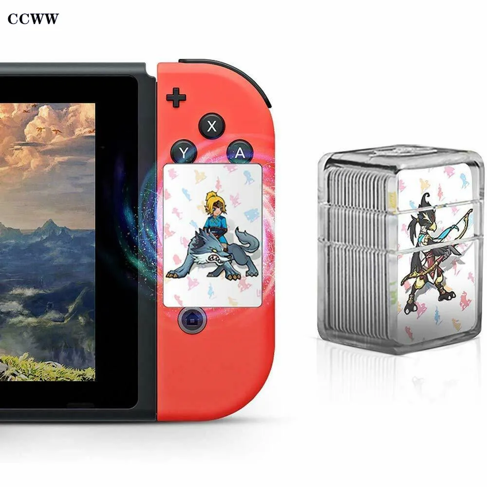 24pcs-The-Legend-of-Zelda-Breath-of-The-Wild-Botw-NFC-Tag-Game-Cards-Crystal-Case