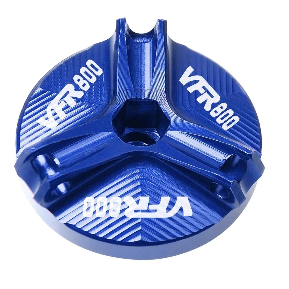 Blue Для Honda VFR800/VFR800F/VFR 800 VTEC/Fi/W1 мотоцикл M20* 2,5 CNC алюминиевый двигатель масляный колпачок Заглушка масляный наполнитель чашки крышка Болт Винт - Цвет: Blue