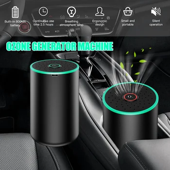

800mA USB Ozone Generator Ozone Disinfection Machine Home Car Air Purifier 50mg/h Auto Air Freshener Humidifier For Cars