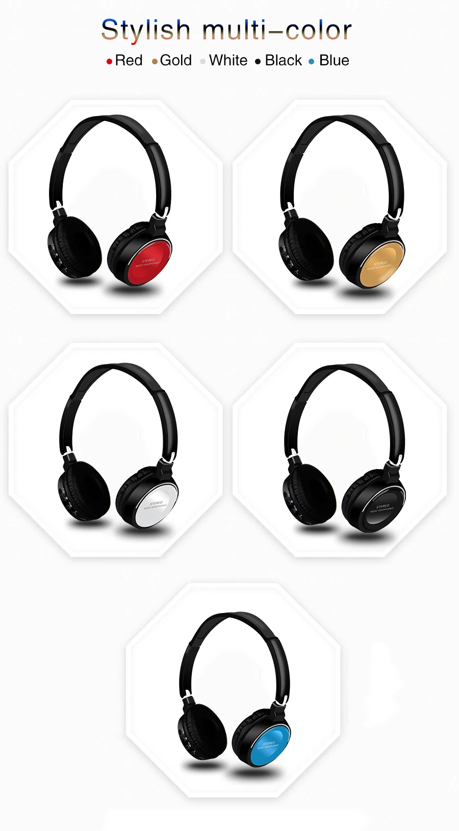 Наушники Bluetooth гарнитура наушники беспроводные наушники стерео складные спортивные наушники микрофон гарнитура Handfree MP3 плеер