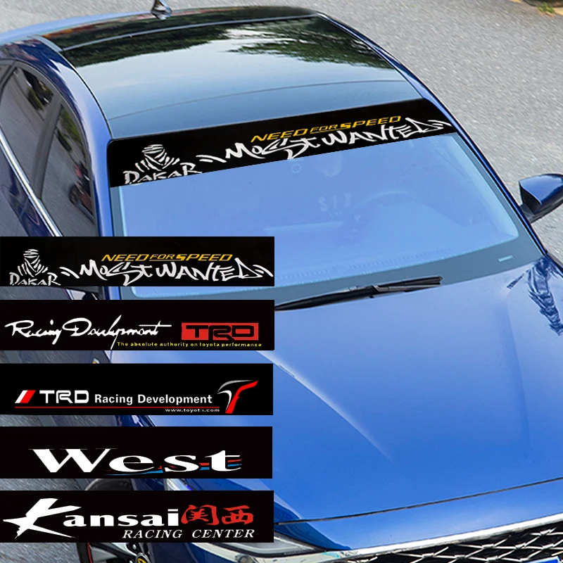 PersonalizedCarStickersAutoFrontWindshieldStickersReflectiveCar