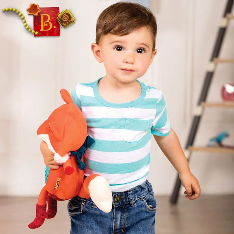 

America B. Toys Talking Little Fox Baby Parroting Plush Pacify CHILDREN'S Toy-Recording Doll