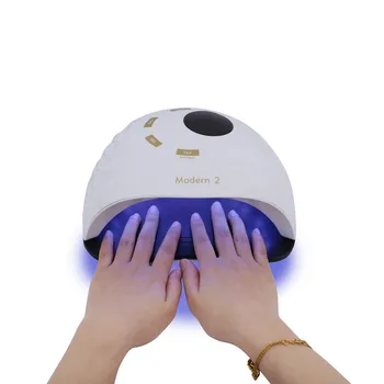 

New Modern Whale Scale Design120w Nail Dryer Machine Large LCD Screen Autosense Nail Lamps 45 Leds Quick Drying UV LED Lamp