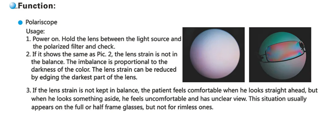 China optical equipments cheapest Marking progressive lens identifier CT51107N