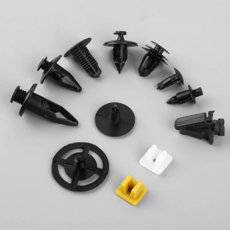 250 шт 6mm 8mm 10mm смешанные пластиковые Заклепки Набор для Ниссан крепежные зажимы для бампера инструмент для удаления крыла автомобиля Обшивка кузова двери панель Push-Pin фиксаторы