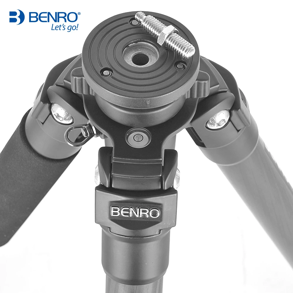 Benro-カーボンファイバー製脚三脚,c4580tユニバーサル,カメラサポート,Canon,Nikon,DSLR,4セクション,最大荷重25kg