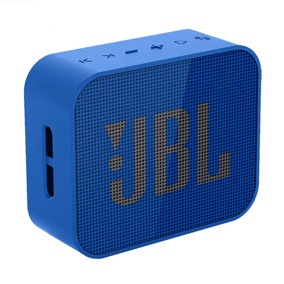 JBL GO плеер беспроводной Bluetooth динамик открытый портативный мини динамик FM радио TF карта Бас Звук перезаряжаемая батарея с микрофоном - Цвет: Blue