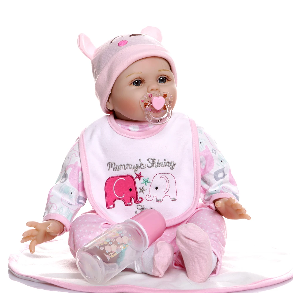 55 см реалистичное милое лицо Реалистичная кукла bebe reborn baby мягкое касание утяжеленное тело руки волосы с корнями кукла высокого качества