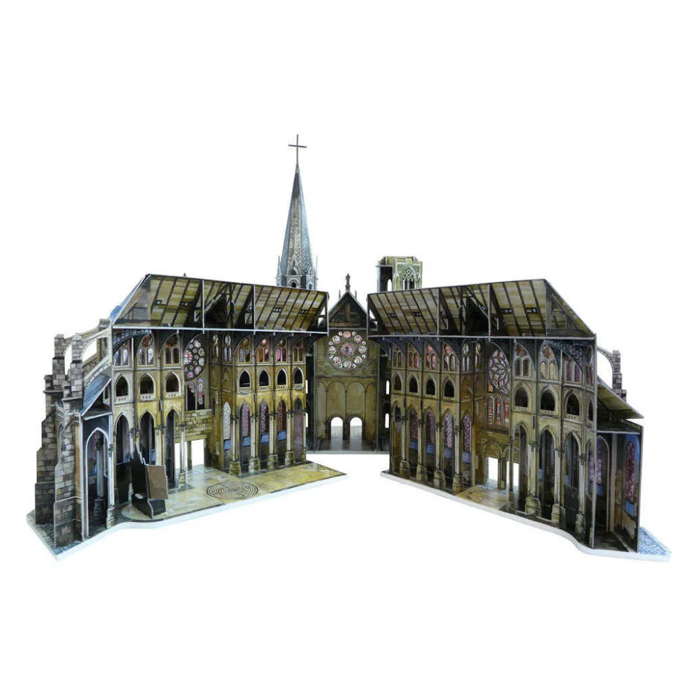 3D Пазл Готический собор Умная бумага, 139 деталей