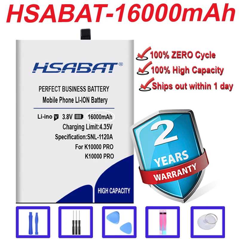 HSABAT Топ бренд 0 цикл новейший 16000mAh аккумулятор для Oukitel K10000 Pro в номер отслеживания