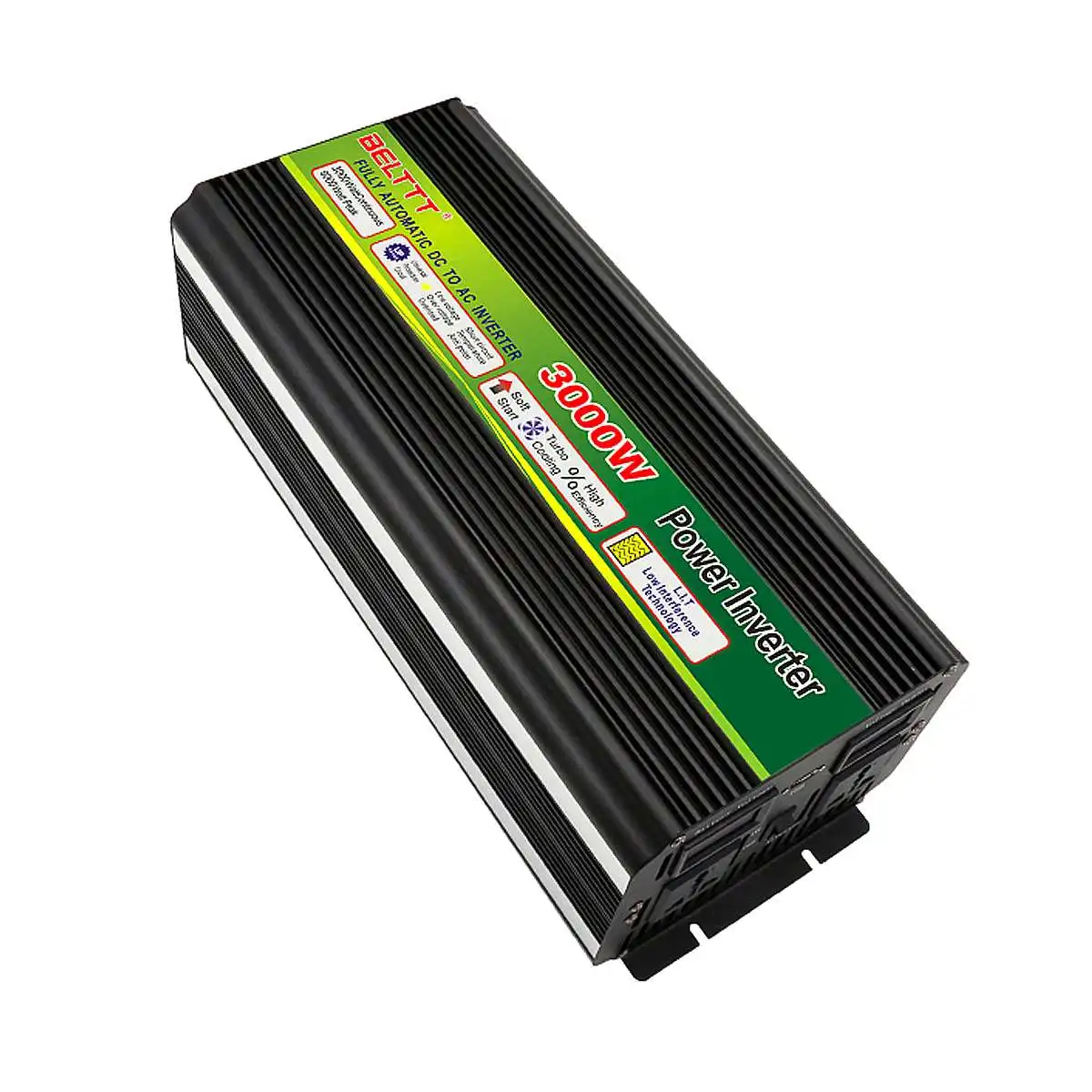 

3000W Pure Sine Wave Solar Power Inverter DC 12V 24V to 220V Rechargeable LCD Digital Display 5000W Modified Sine Wave Converter