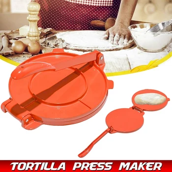 

8 Inch New Tortilla Press Maker Dough Pressure Machine Aluminum Foldable Mexican Pie Tortilla Maker Home Kitchen Tools
