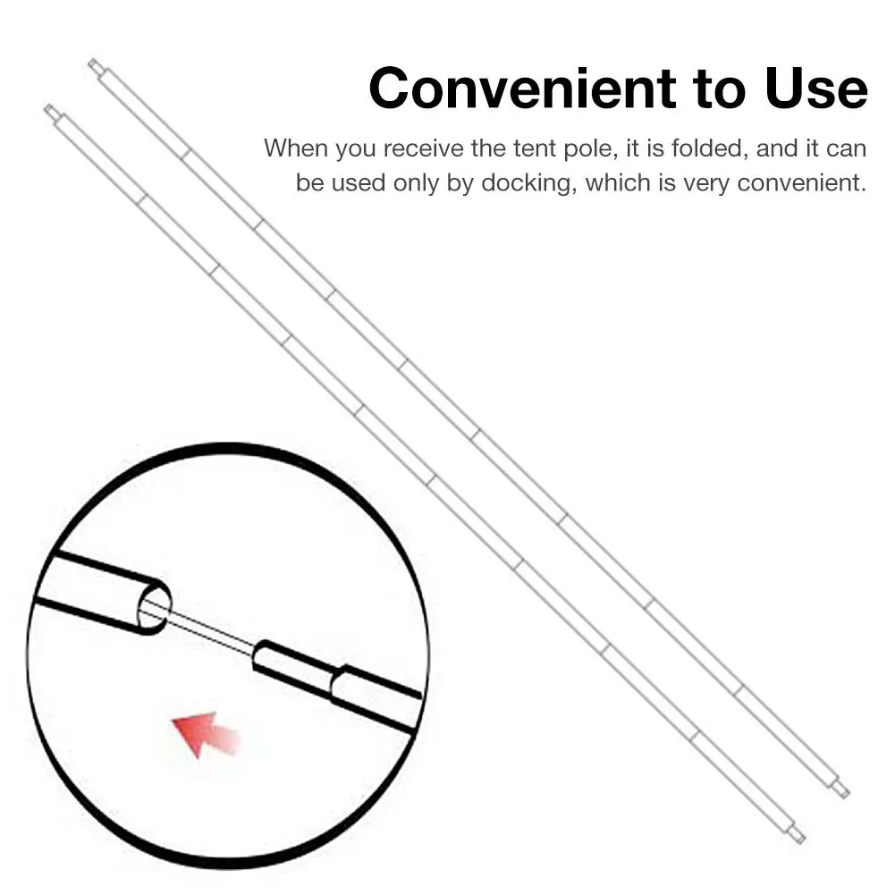 7 мм палатка Полюс стекловолокна палатка стержень запасная Замена палатка опорные стержни тент рамки, аксессуары для наружного кемпинга