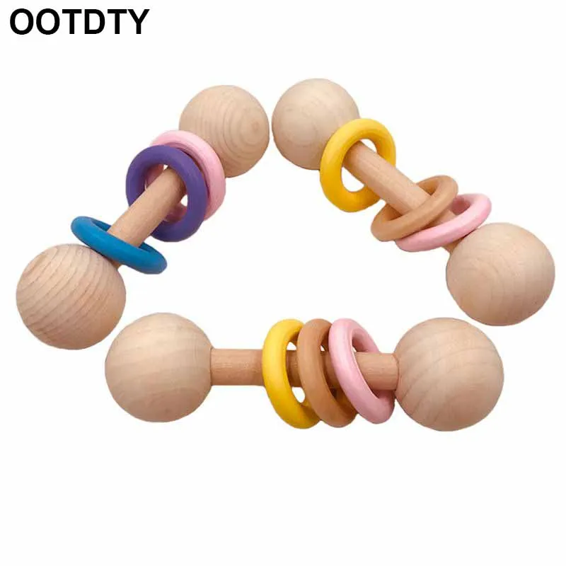 Детская погремушка в стиле Монтессори идеальная Игрушка-грызунок для детей