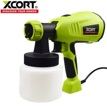 Xcort 2.6mm 1.8mm pistola automática tipo de sucção spray pode pintar a máquina de revestimento casa decoração pistola pistola elétrica