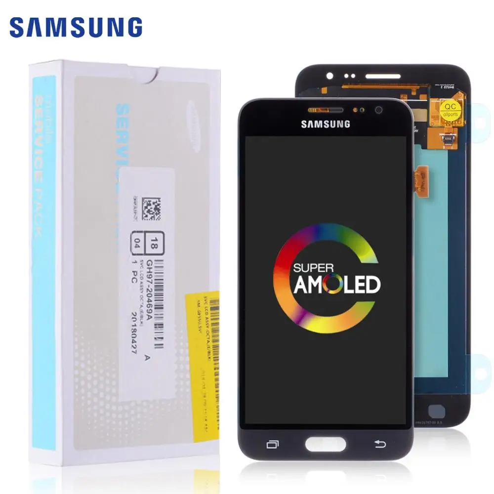Дешево AMOLED Дисплей для SAMSUNG J3 2016 J320 font b LCD b font в сборе с тачскрином Оригинал 5.0 черный белый золотой