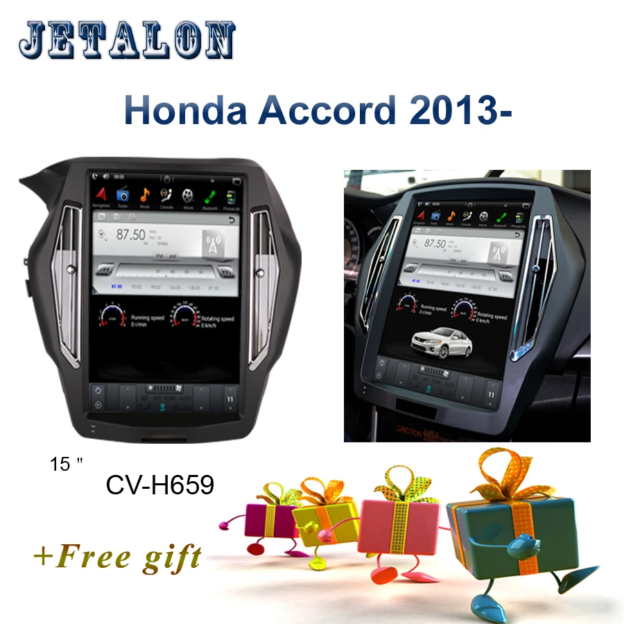 PX6 Смарт 1" ips экран Tesla навигация для HONDA ACCORD 2013-Android автомобильный Радио плеер gps видео рекордер Автомобильный мультимедийный