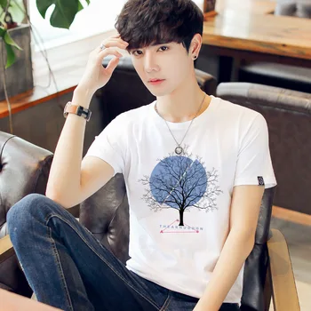 

Summer new women's street letter characters print loose short-s 9156