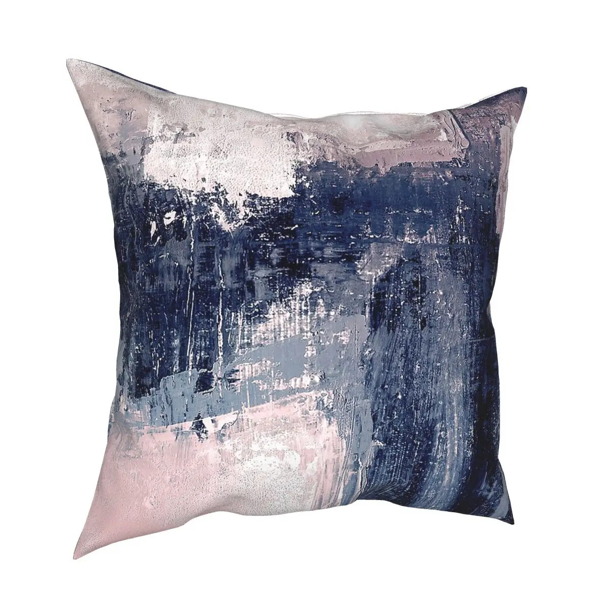 

Pink And Navy Abstract Pillowcover Home Decorative Cushion Cover Throw Pillow for Living Room Double-sided Printing Leisure