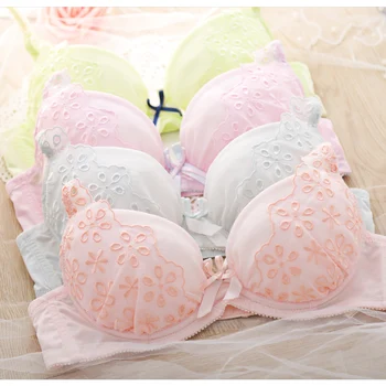 

Sweet Sexy Striped pretty Girly Bow Bra Set Japanese Cute Underwear Panties Set 4561