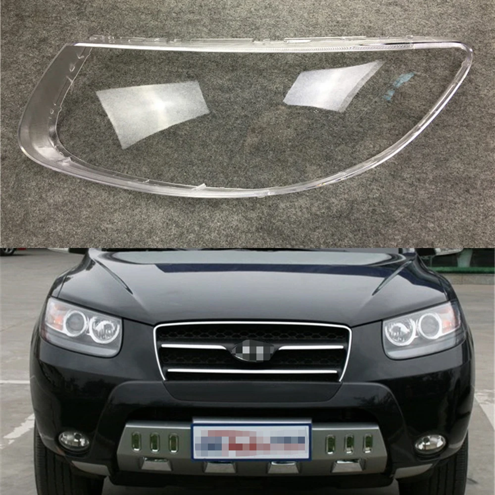 Автомобильные фары объектив для Hyundai Santa Fe 2008 2009 2010 2011 2012 фар Крышка Замена Авто