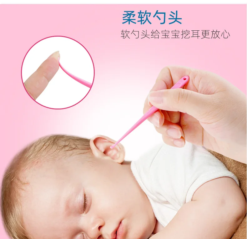 5Pcs/Set Multi-function Baby Safety Care Nail Trimmer Scissors Nail Clippers Baby Nursing Tools with Solid Color