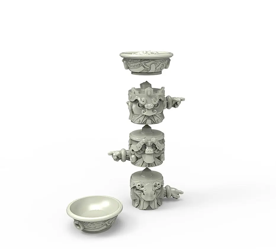 Dwarven Road Totems 01