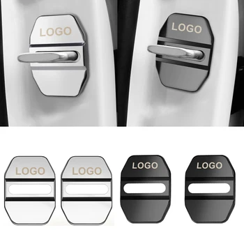 

4pcs Black/Silver Car Door Lock Cover for AMG Mercedes W212 W205 W211 W210 W213 W117 W124 W176 W246 W202 W204 E300 C63 E63 AMG