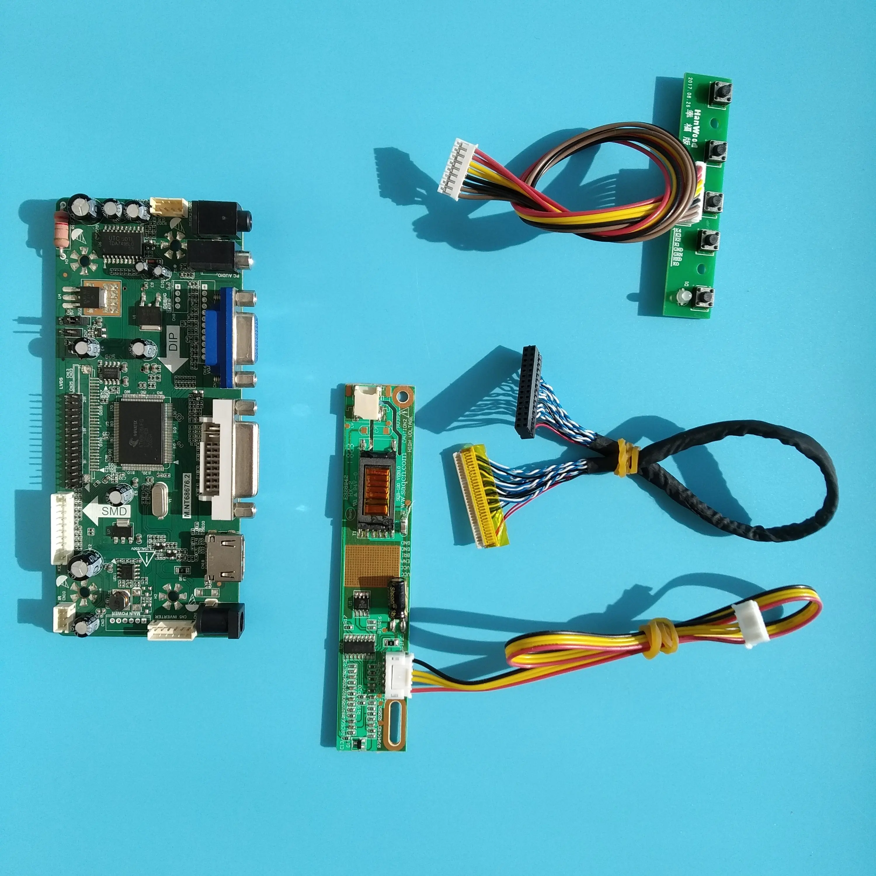 Комплект для CLAA154WB05AN/CLAA154WB05A DVI HDMI 1280X800 драйвер экрана VGA 30pin плата контроллера дисплей Панель 1 лампы LVDS 15,4"