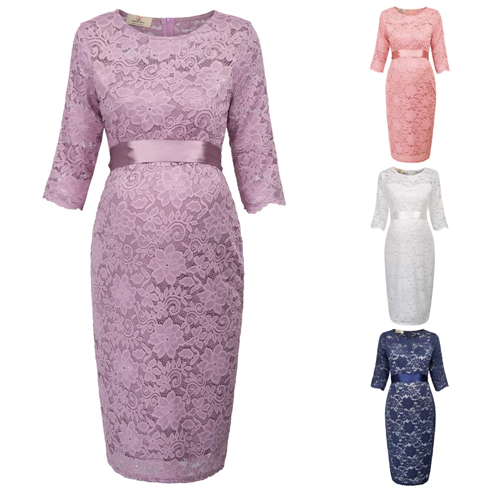 Lace Pregnant Gk Womens Gown Photography Photo Shoot Maternity Party Dress