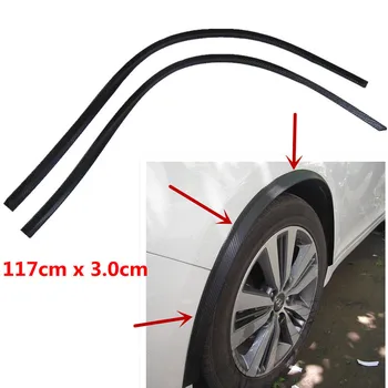 

Car Fender Flare Wheel Eyebrow2pc117cm Protector Lip Wheel-arch Trim for vw Scirocco newest