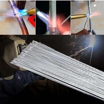 

10/20/30/50PCs Welding Wires Cored Solder Wire For Welding Condenser Vehicle Air Conditioning Low Temperature Aluminum Electrode