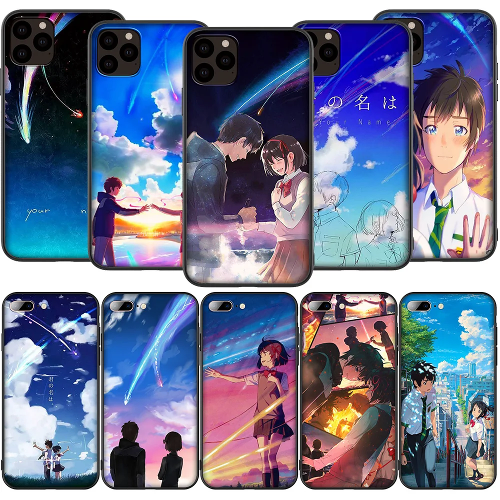 Lavaza K150 ваше имя Кими нет Na Wa силиконовый мягкий чехол для iPhone 12 11 Pro XS Max XR X 8 7 6 6S Plus 5