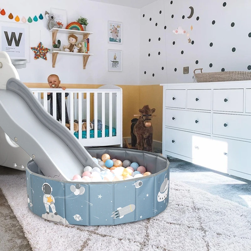 Let's Make Foldable Dry Pool Baby Indoor Ocean Ball Pit Playpen Children Ball Pool Playground Toys Portable Kids Birthday Gift 6