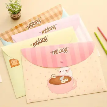 

24Pcs/lot Lovely Potato Rabbit Bag A4 Document Bag File Folder Filling Products Office School Supplies Kawaii