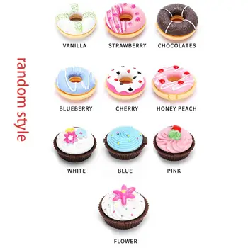 

Creative Colorful Donut Shape Lip Balm Sweet Girls Doughnut Moisturizing Long Lasting Colorless Nutritious Anti Cleft Lipstick
