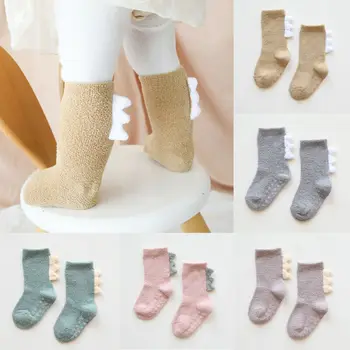 

Toddler Cotton Kids Wings Baby Girls Long Leg Warmers Knee High Socks Tube Socks