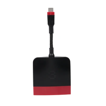 

3in1 Type-C Converter Type-C to HD + USB + PD 60HZ Adapter 4K HD Plug & Play USB HUB 3in1 Type-C Converter