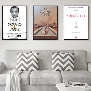 

Portrait of The Young Pope Season 1 (2016) TV Series Retro Vintage Poster Canvas Painting Wall Sticker Home Art Home Decor Gift