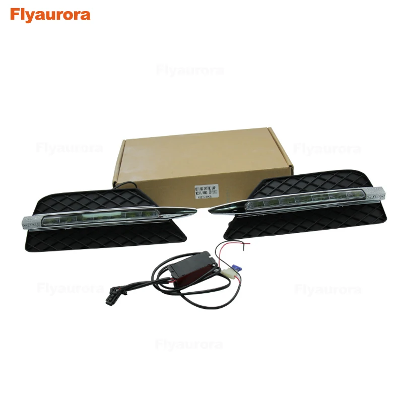 Автомобильные светодиодсветодиодный дневные ходовые огни DRL водонепроницаемые