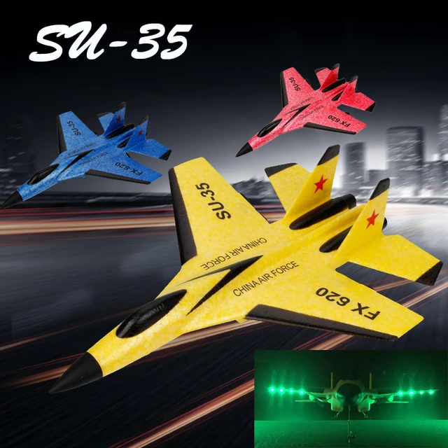 Avião De Controle Remoto 2,4G Su-35 Brinquedos Amarelo -Novo em Promoção na  Americanas