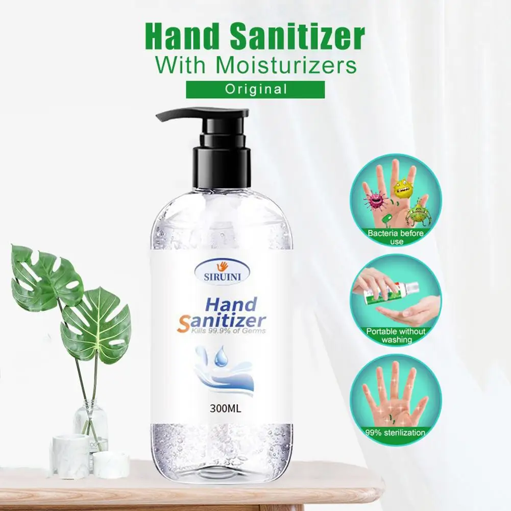 300/500 ml Hand Gel Anti-bacterial Hand Sanitizer 99% Antibacterial Disinfection for Indoors Outdoors Instant Cleaning 300/500 ml Hand Gel Anti-bacterial Hand Sanitizer 99% Antibacterial Disinfection for Indoors Outdoors Instant Cleaning