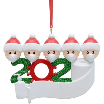 

Christmas Ornament DIY Name Blessings PVC Mask Snowman Christmas Tree Hanging Pendant Christmas Ornament